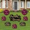 Big Dot of Happiness Elegant Thankful for Friends - Yard Sign and Outdoor Lawn Decorations - Friendsgiving Thanksgiving Party Yard Signs - Set of 8